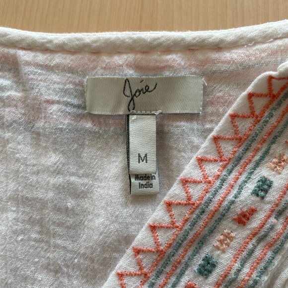 Joie Boho Embroidered Blouse - Picture 9 of 9